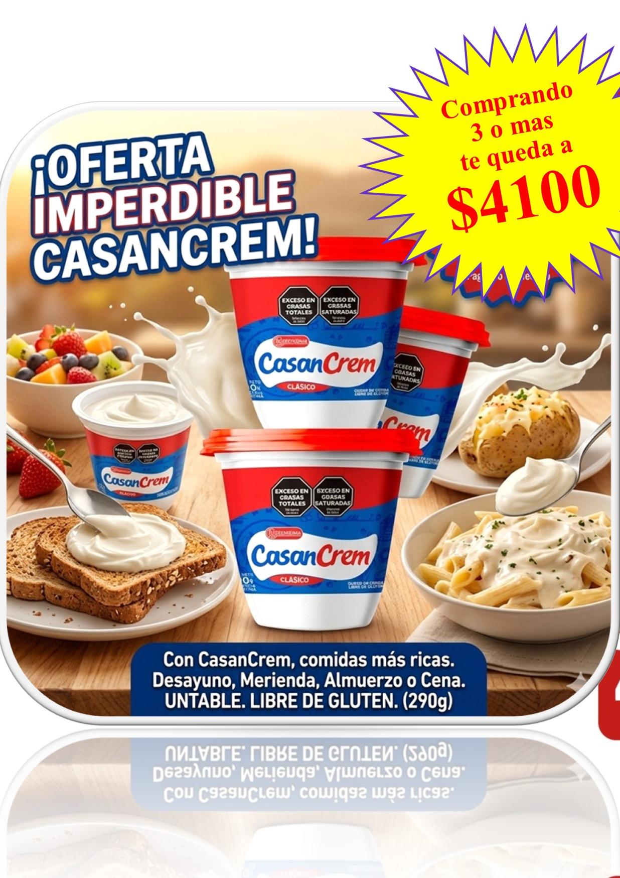 QUESO CASANCREM CLASICO 290GRS